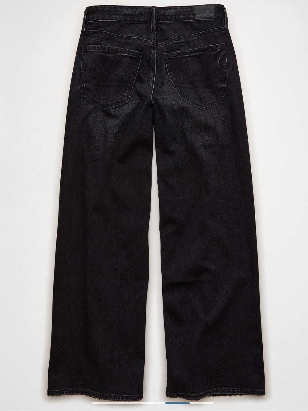 American Eagle Dreamy Drape Stretch Super High-Waisted Baggy Wide-Leg Jeans - Picture 4 of 8